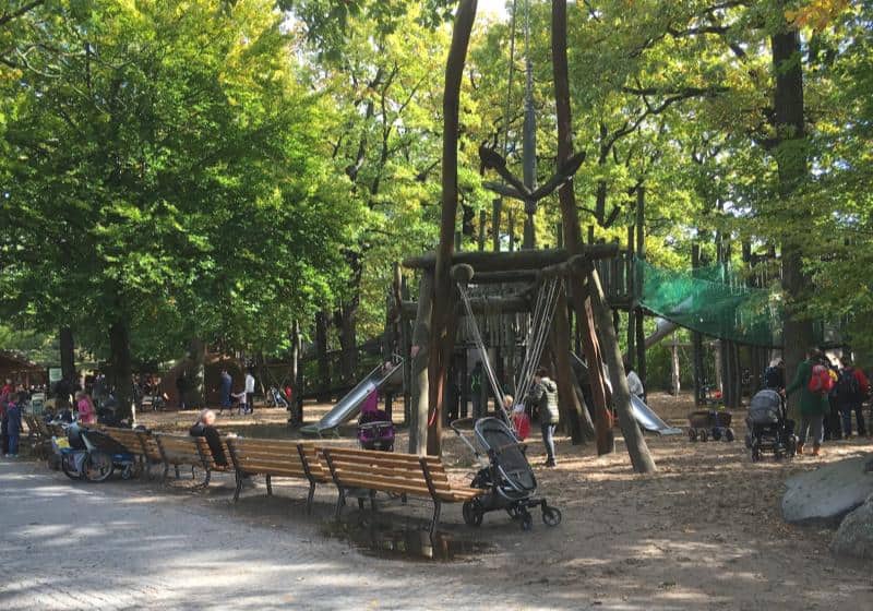 outdoor children's play area at berlin zoo