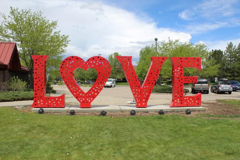 Love sign at Loveland Colorado