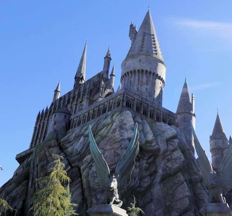 harry potter castle at universal studios