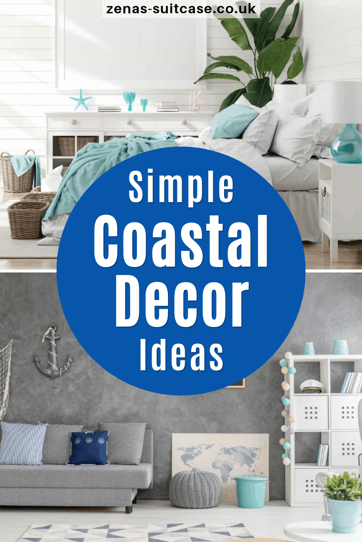 Simple coastal decor ideas to create a beach feel in the home. Click now for interior inspiration 