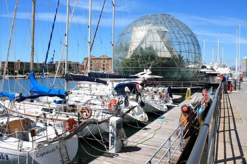 Biosphere at Old Port Genoa