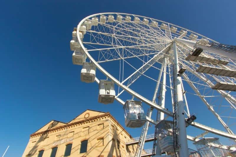 Ferris Wheel in Genoa Italy