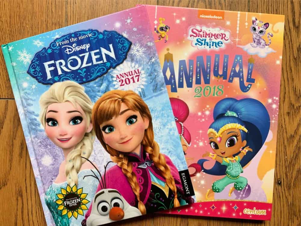 Frozen and Shimmer & Shine Kids Annuals