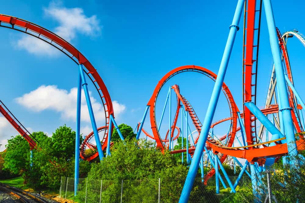 Port Aventura Park rollercoaster