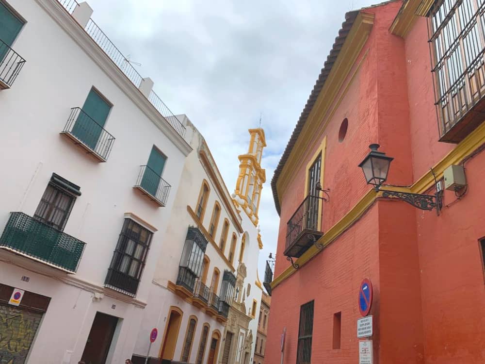 street in old town seville