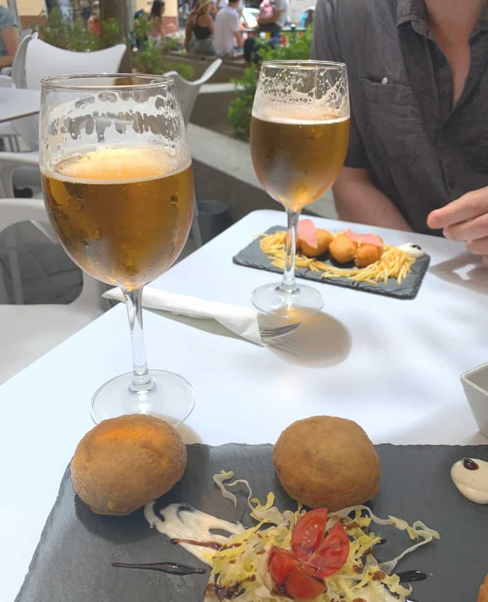 tapas and beer