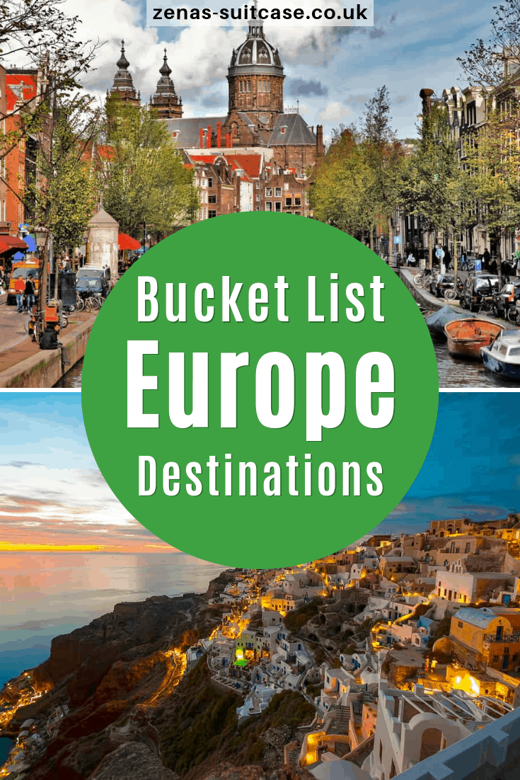Making that all important list of places you want to travel to? These bucket list Europe destinations are just what you are looking for! Pin now 