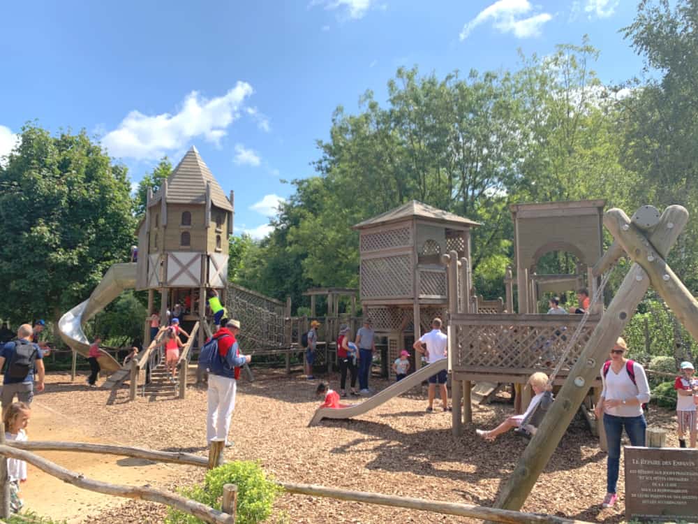 children's play area at puy du fou