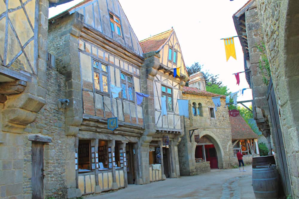 medieval village at puy du fou