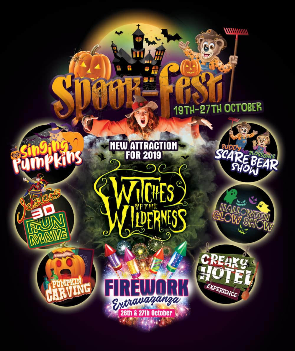 crealy theme park halloween spook fest activities