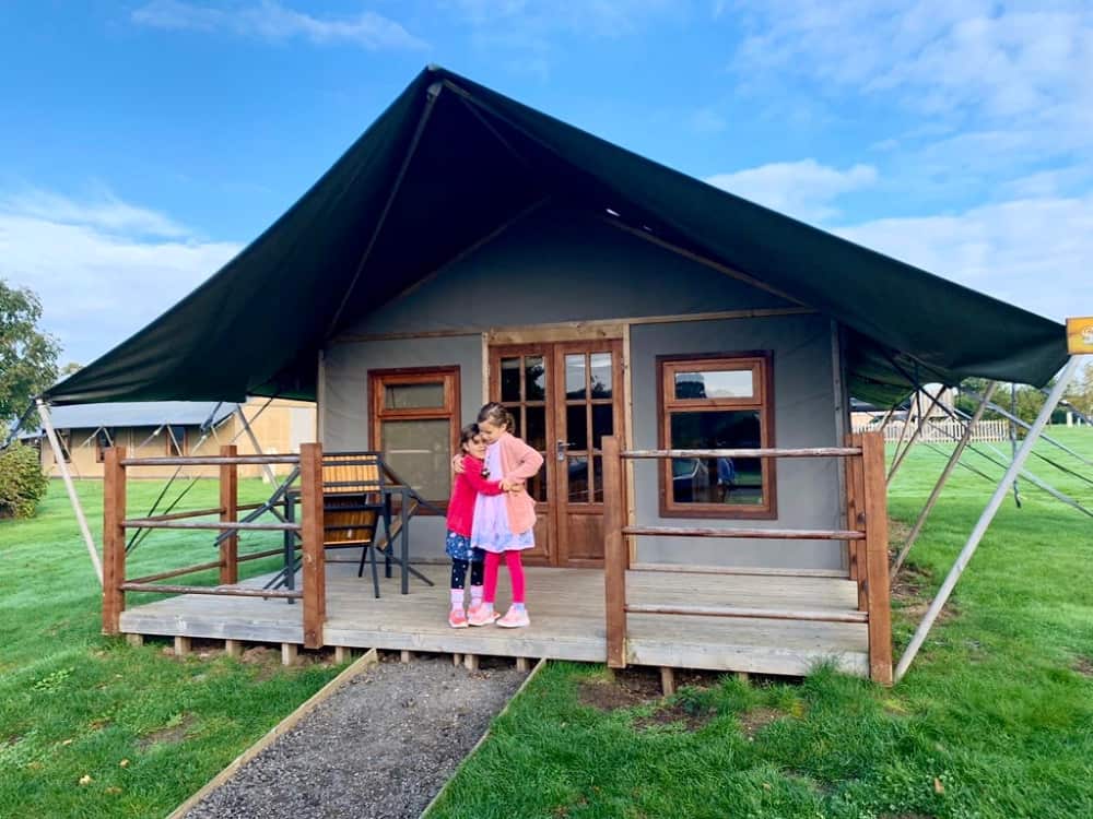 safari glamping tent crealy meadows