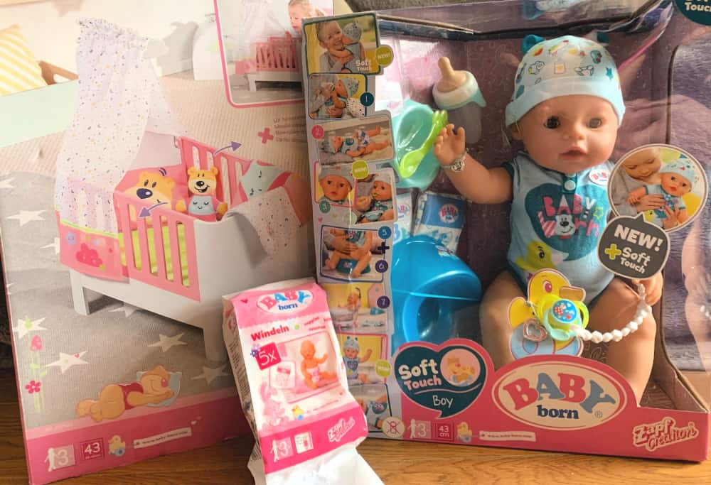 Baby born doll set