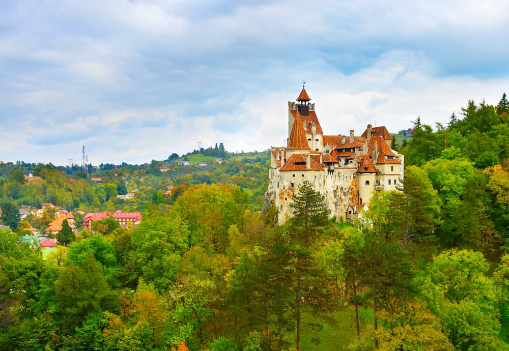 Famous Castle of Bran, known as Count Dracula Castle. Romania