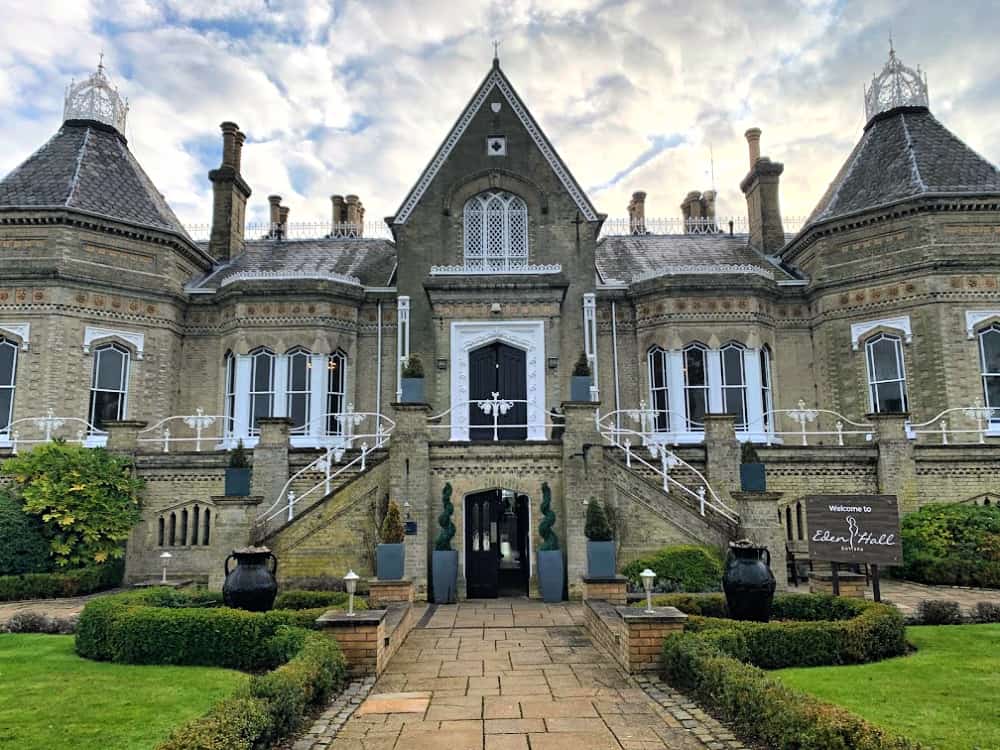 entrance to eden hall day spa nottingham