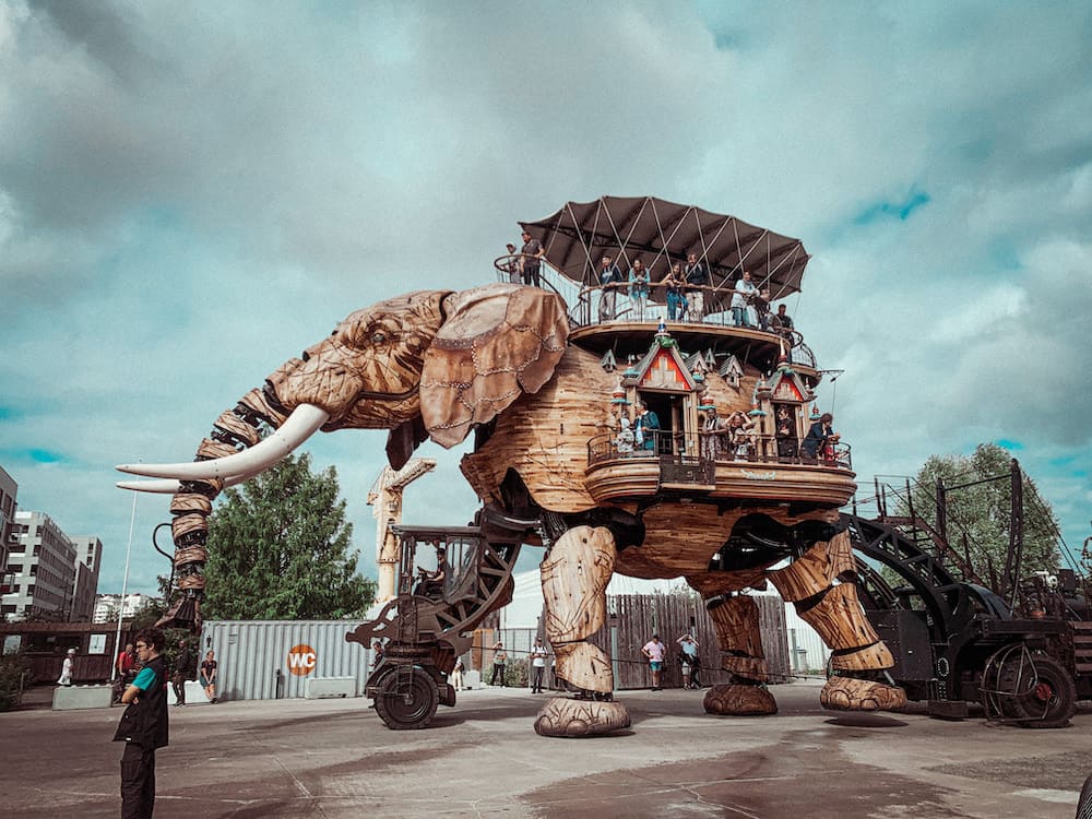 the mechanical elephant in nantes