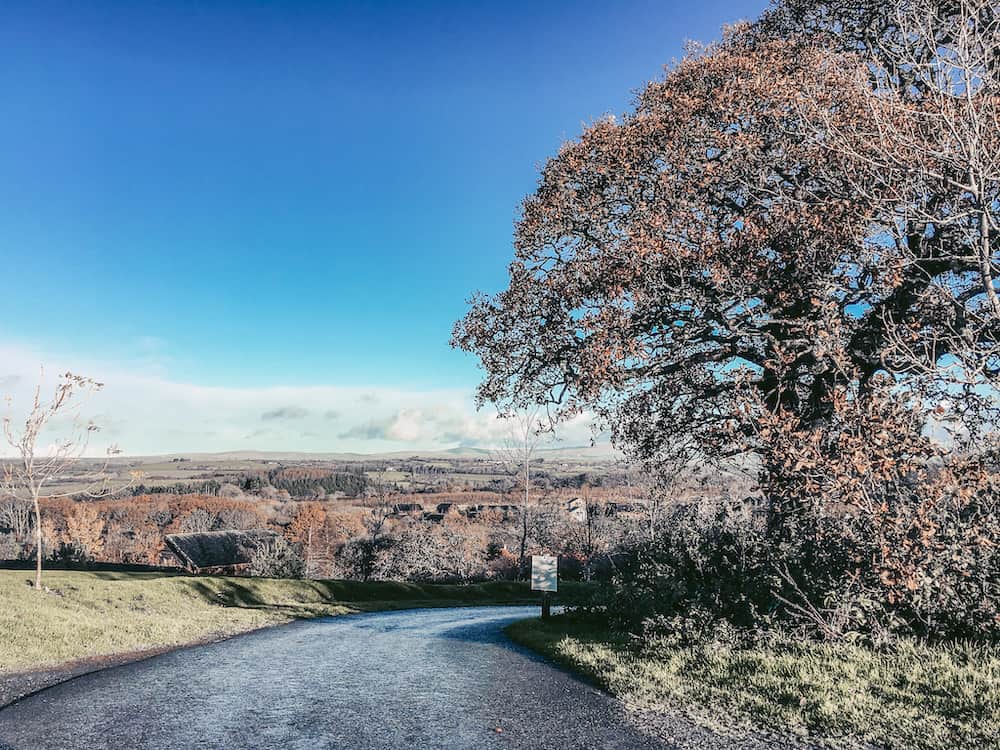 view over bluestone wales 