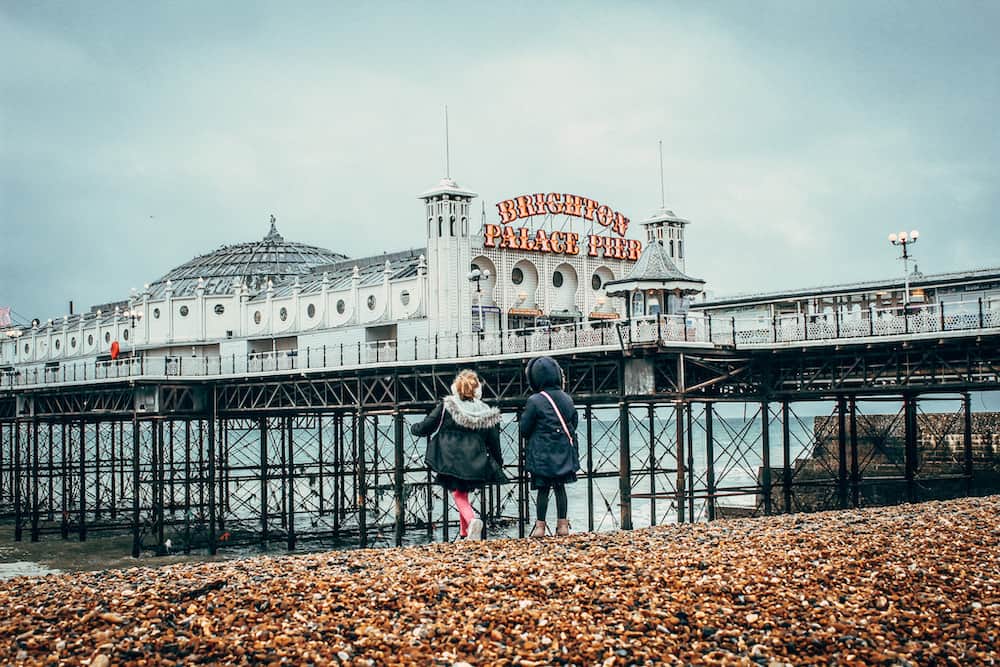 kids on brighton beach