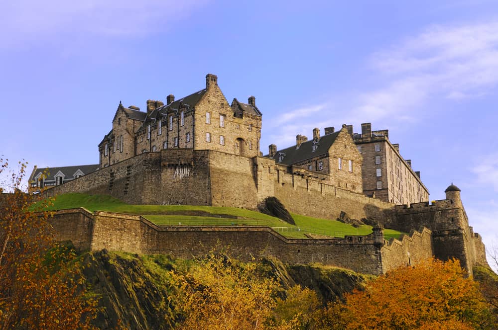 Edinburgh Castle on a beautiful clear, crisp fall day.