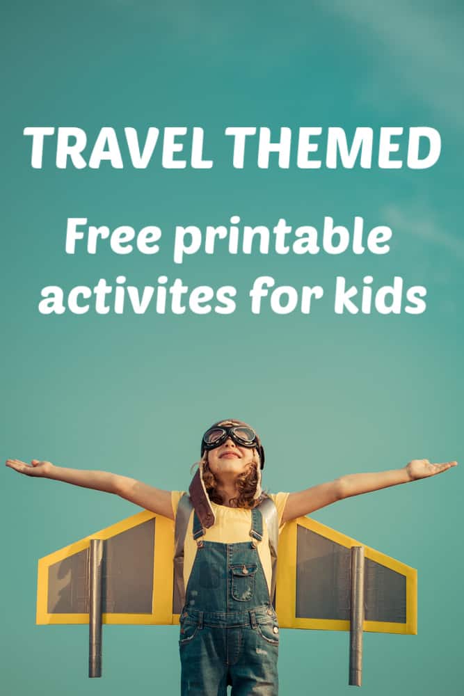 Travel Themed Free Printables for Kids