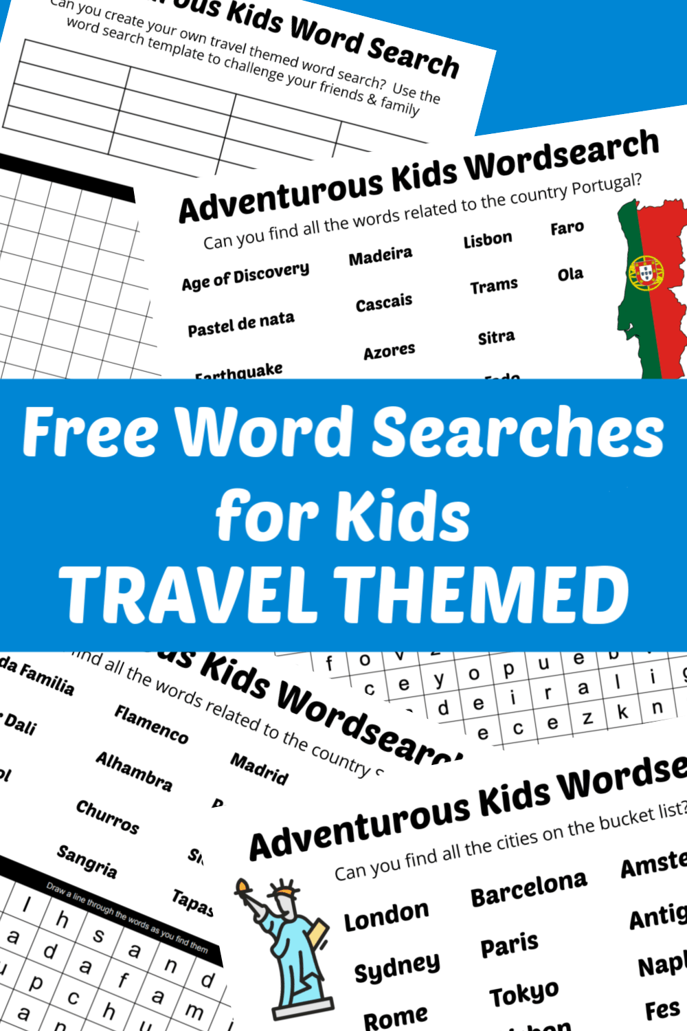 Word Search for Kids (FREE PRINTABLE DOWNLOADS)