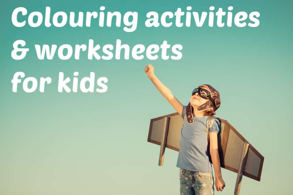 colouring activities and worksheets for kids