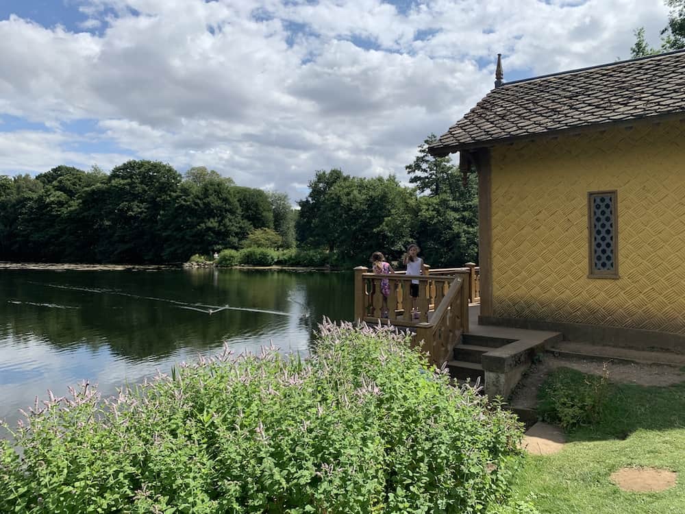 boat house and lake 