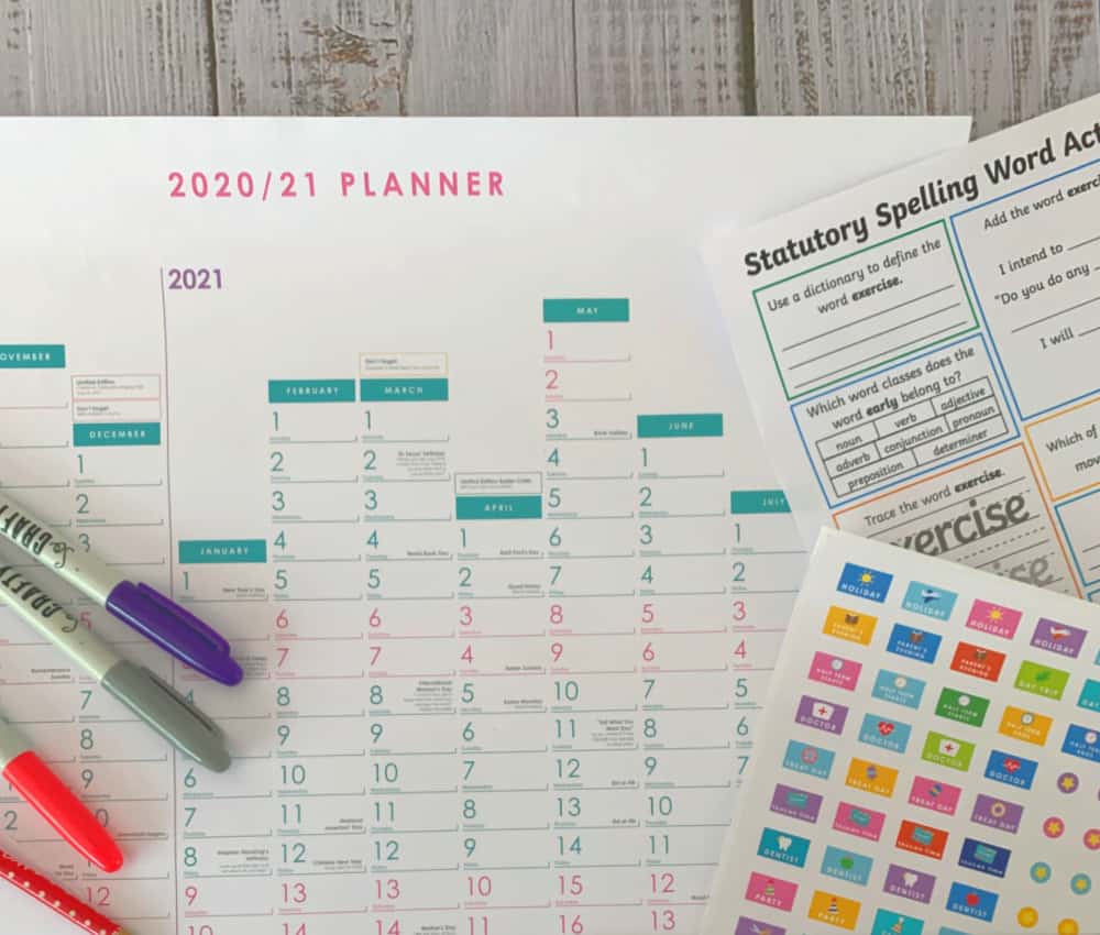 back to school planner