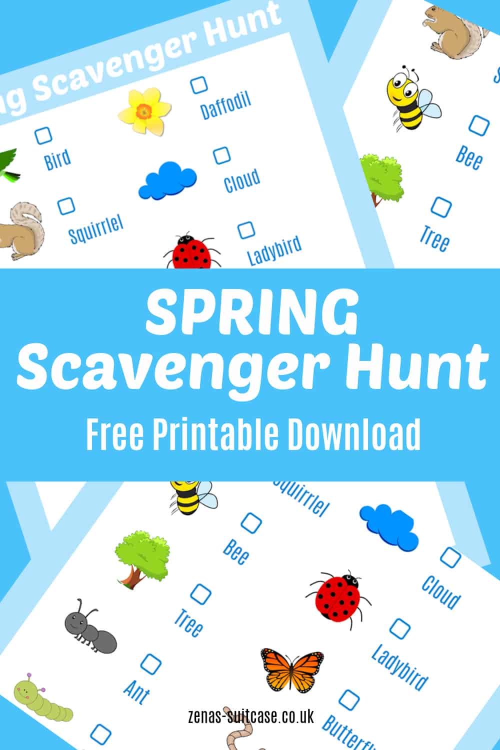 Spring Scavenger Hunt - Free printable download