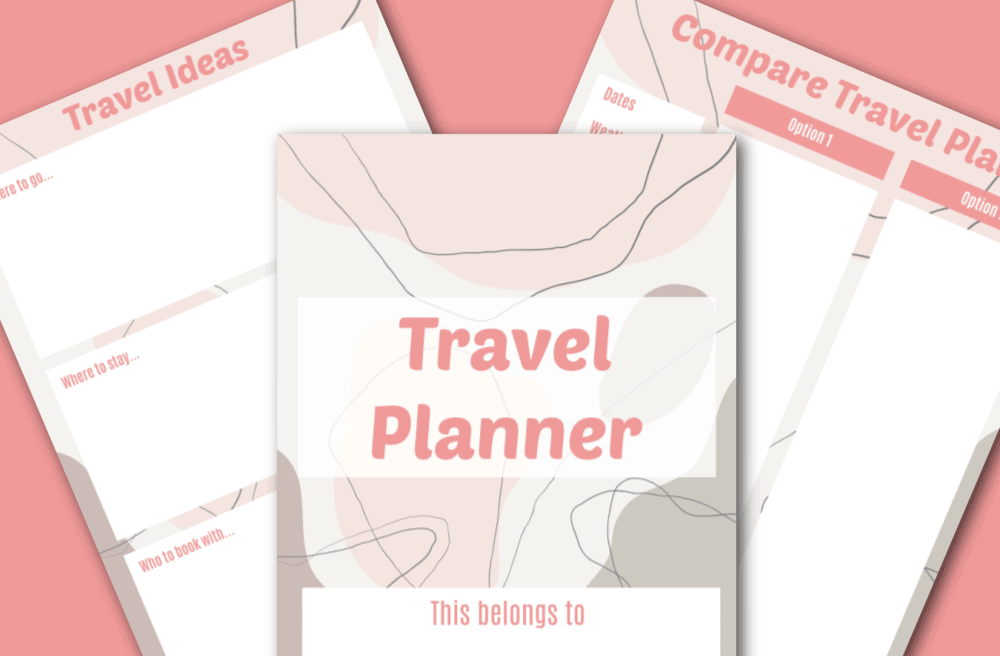 Travel Planner Printable PDF