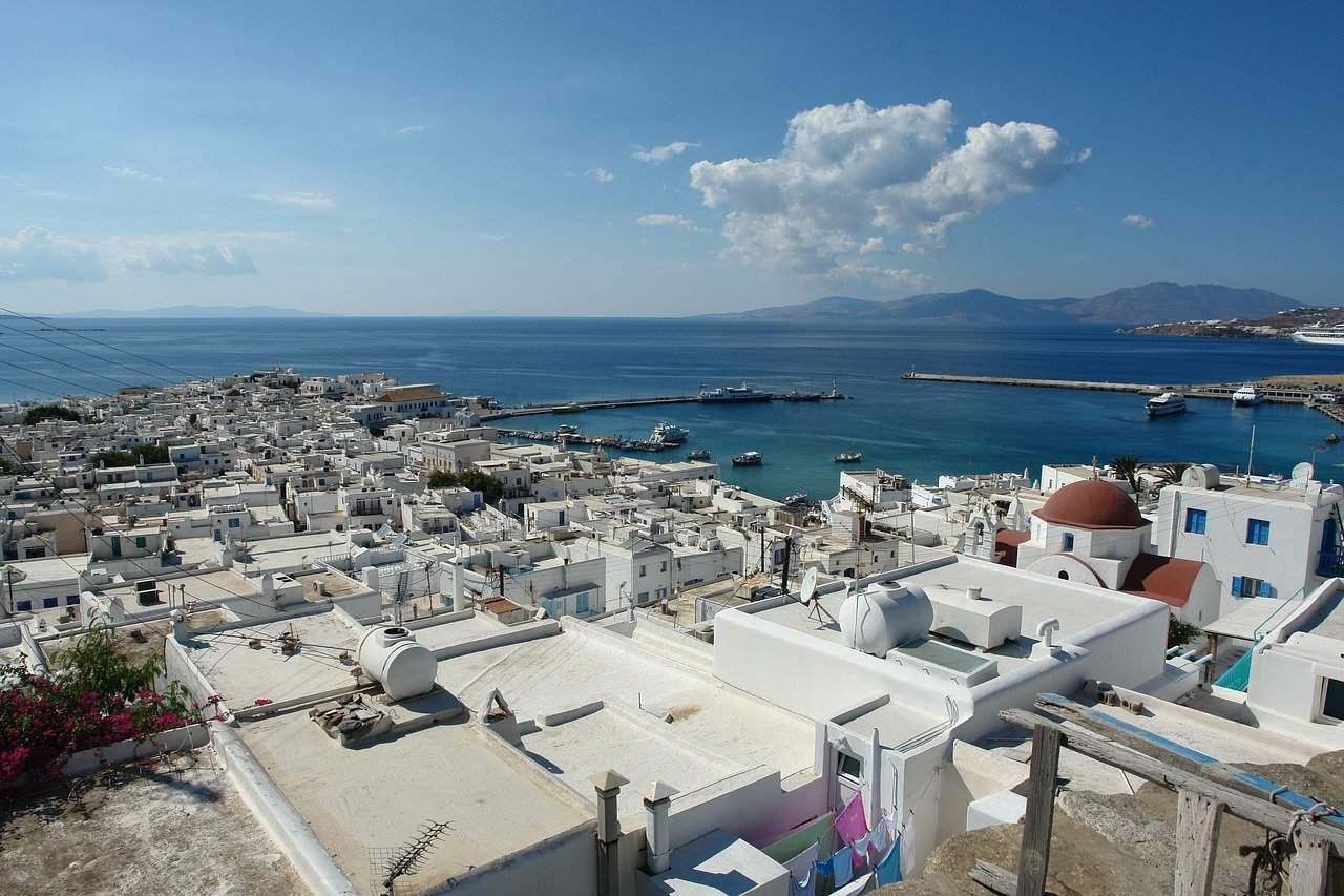 mykonos-roof top view