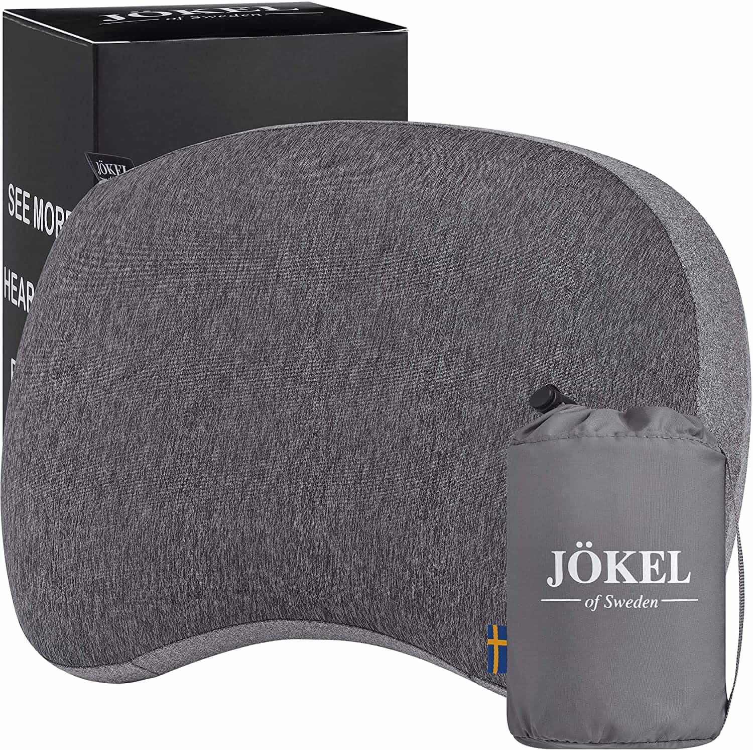 JÖKEL Inflatable Pillow, Travel Camping Pillow with Head, Neck & Back Support