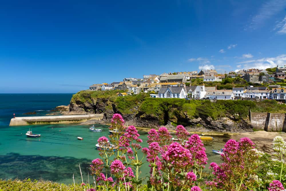 Cove and harbour of Port Isaac, Cornwall, England