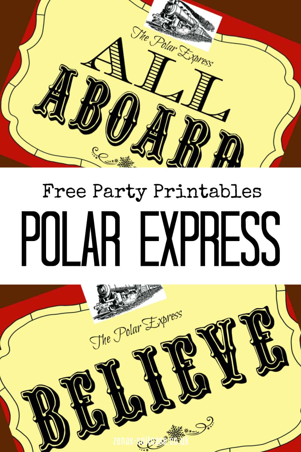 free-polar-express-party-printables