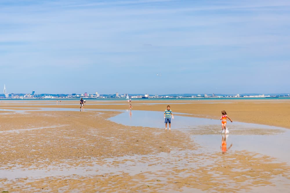 Low tide at the isle of Wight, Ryde