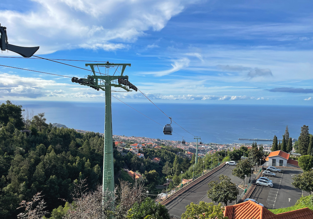 cable car view monte funchal 