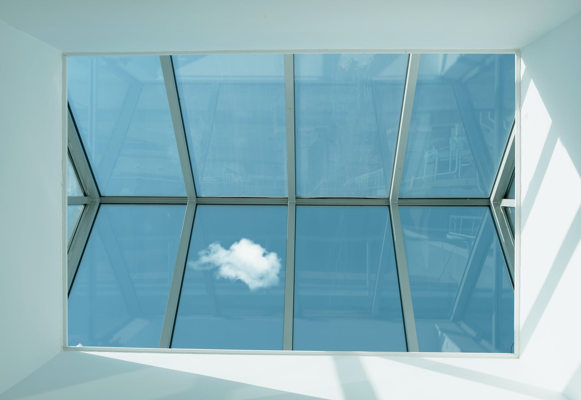 pexels-photo-3404375 low angle photography of clear glass roof