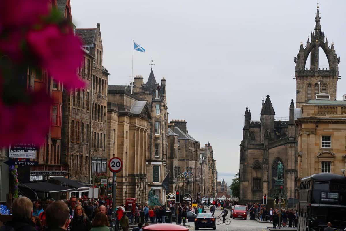 Royal Mile Street, Edinburgh UK