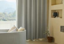 grey living room curtains