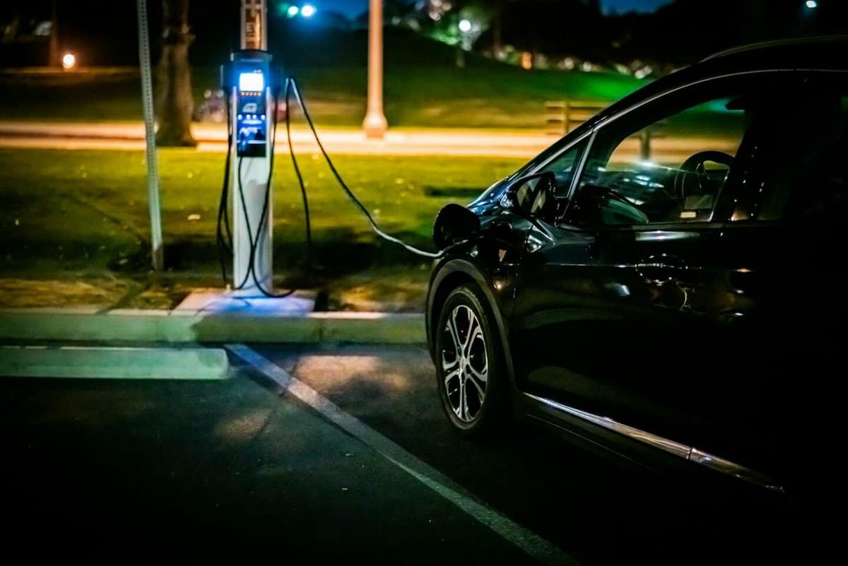charging car at hotel